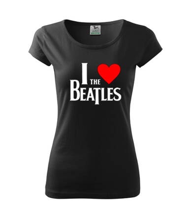 Dámske tričko THE BEATLES love