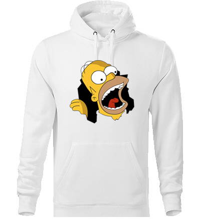 Mikina THE SIMPSONS HOMMER s kapucňou